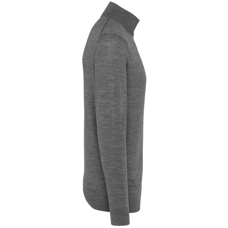 Men\\\'s roll-neck merino jumper