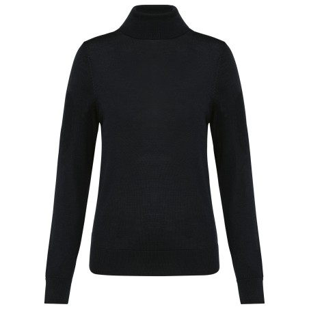 Ladies\\\' roll-neck merino jumper