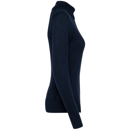 Ladies\\\' roll-neck merino jumper