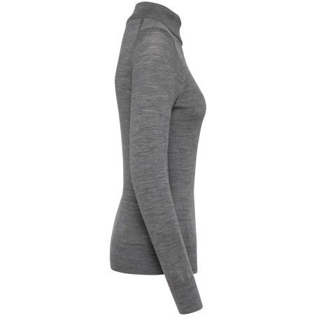 Ladies\\\' roll-neck merino jumper