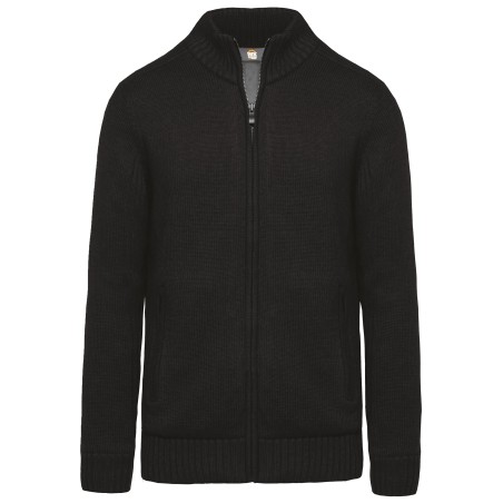 Fleece lined cardigan