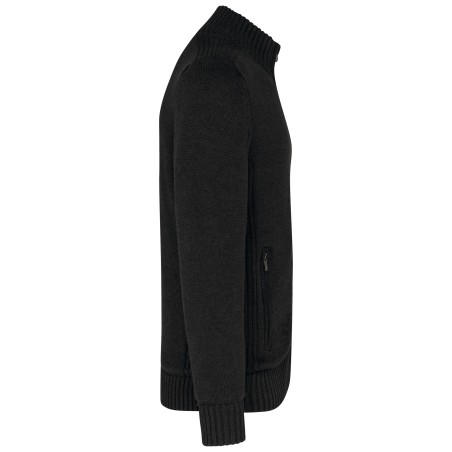 Fleece lined cardigan
