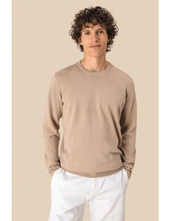 Jersey ecorresponsable de cuello redondo hombre