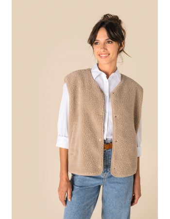 Ladies\\\' sherpa vest