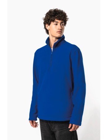 Enzo  Zip neck microfleece jacket