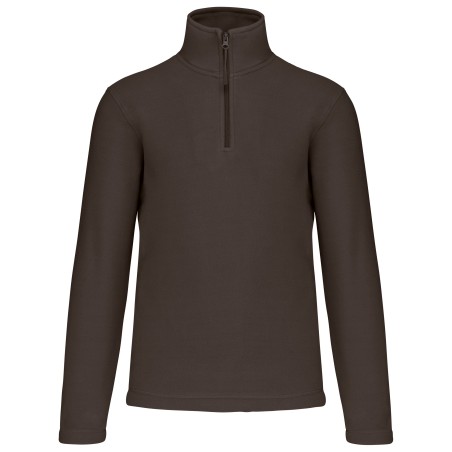 Enzo  Zip neck microfleece jacket