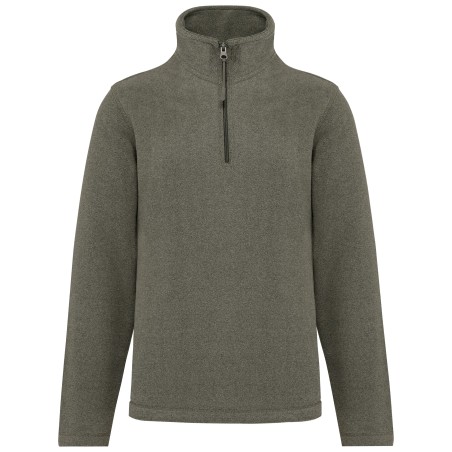 Enzo  Zip neck microfleece jacket