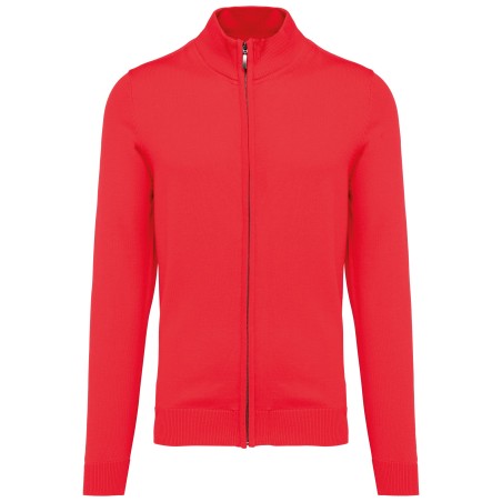 Chaqueta de punto con cremallera hombre