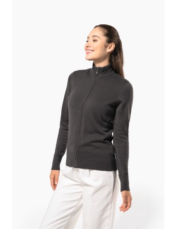 Ladies\\\' full zip cardigan