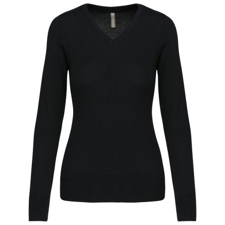 Ladies\\\' V-neck jumper