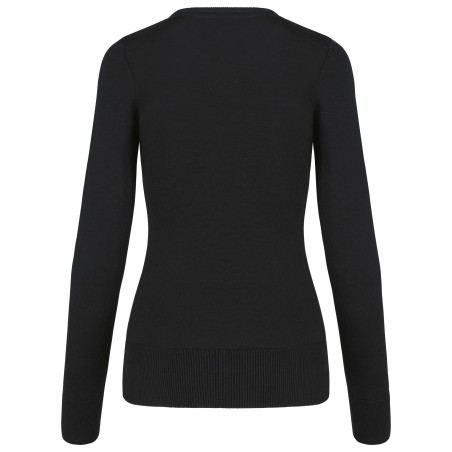 Jersey cuello de pico mujer