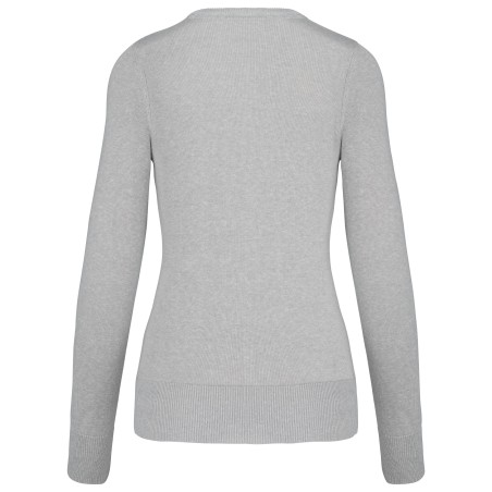 Jersey cuello de pico mujer