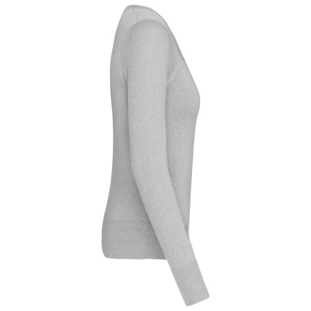 Jersey cuello de pico mujer