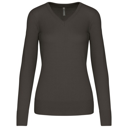 Ladies\\\' V-neck jumper