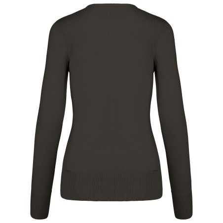 Jersey cuello de pico mujer