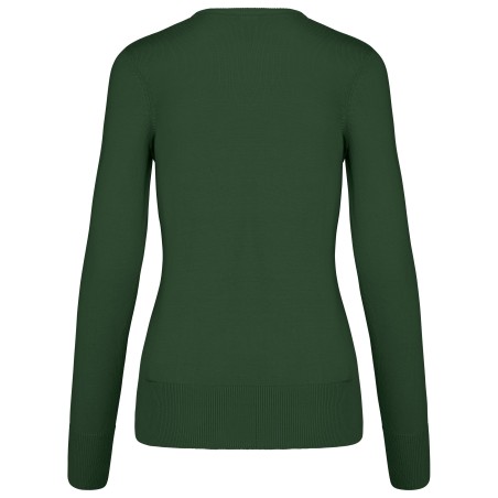 Jersey cuello de pico mujer
