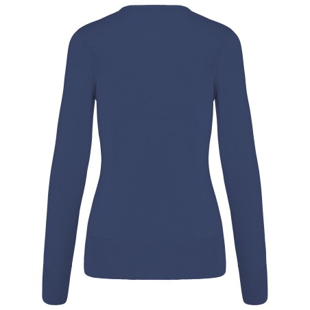 Jersey cuello de pico mujer
