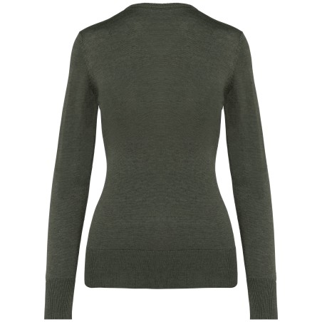Jersey cuello de pico mujer