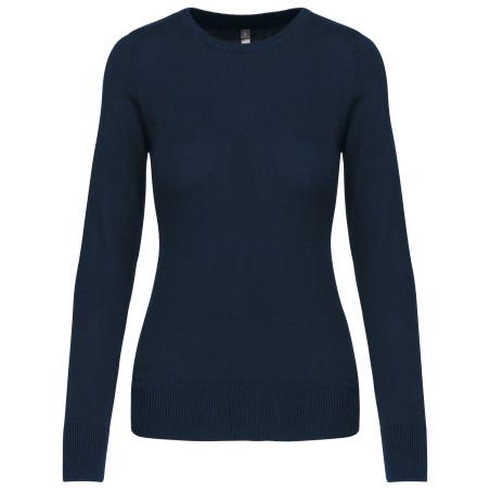 Jersey cuello redondo manga larga mujer