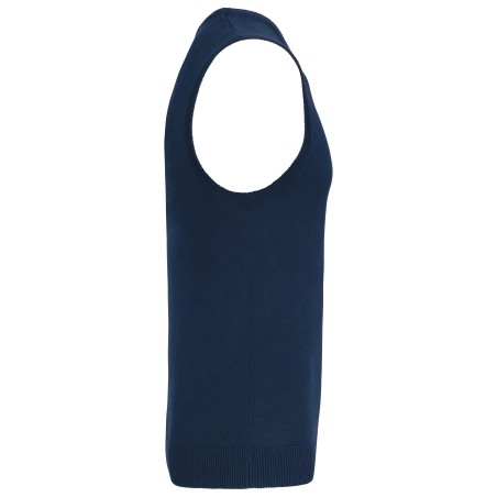 Jersey cuello de pico sin mangas