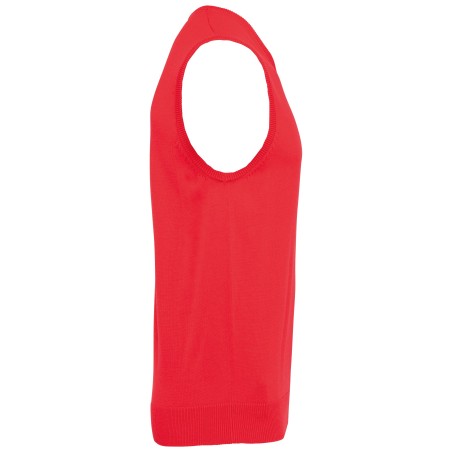 Jersey cuello de pico sin mangas