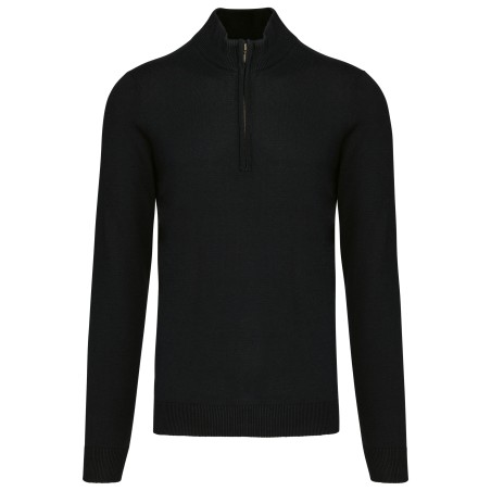 Men\\\'s zip neck jumper