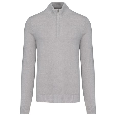 Men\\\'s zip neck jumper