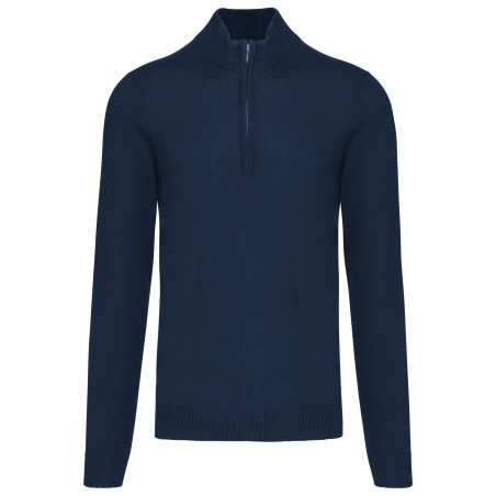 Men\\\'s zip neck jumper