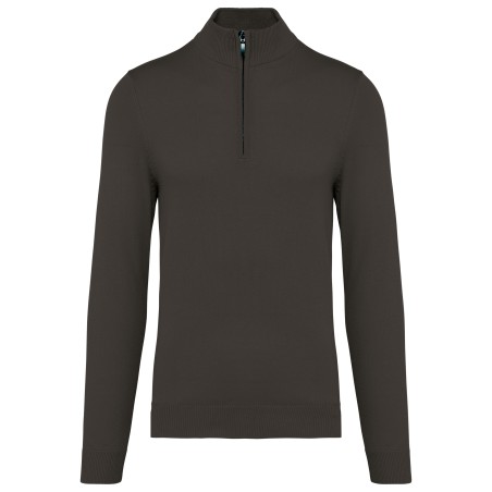 Men\\\'s zip neck jumper