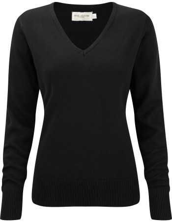 Ladies\\\' V-neck Jumper 2
