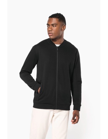 Chaqueta de felpa con cremallera