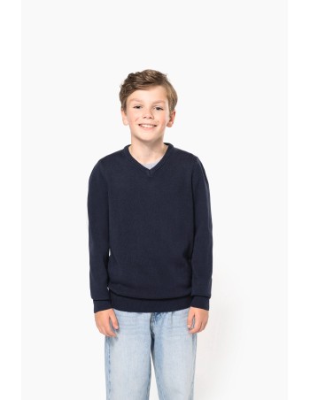 Kids\\\' V-neck jumper