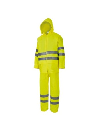 TRAJE DE LLUVIA ALTA VISIBILIDAD DOS PIEZAS