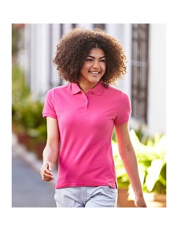 POLO MUJER MANGA CORTA PIQUÉ 100% ALGODÓN
