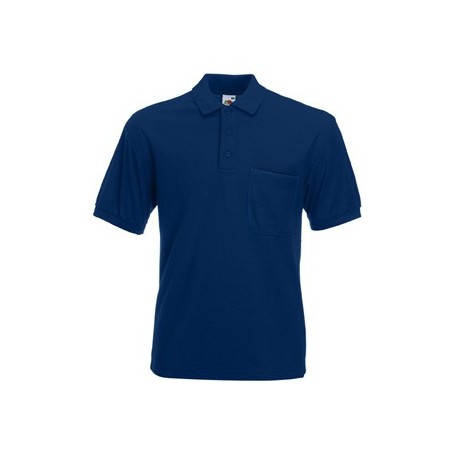 POLO DE MANGA CORTA CON BOLSILLO PIQUÉ