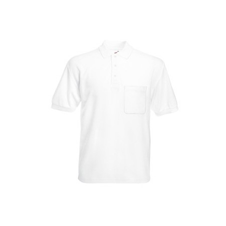 POLO DE MANGA CORTA CON BOLSILLO PIQUÉ