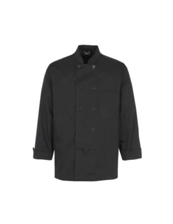 CHAQUETA DE COCINA MANGA LARGA CON BOTONES