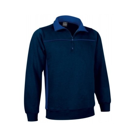 SUDADERA BICOLOR MEDIA CREMALLERA
