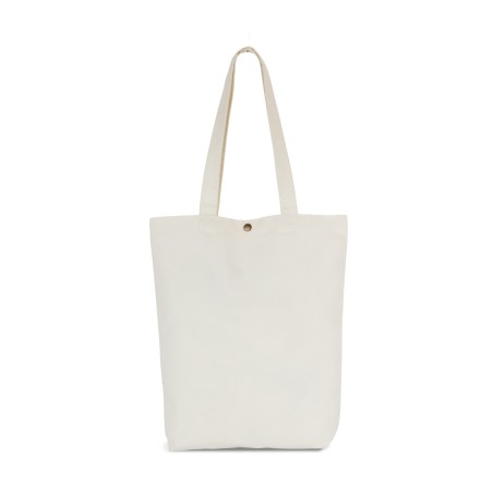 Bolsa shopper de algodón efecto lavado