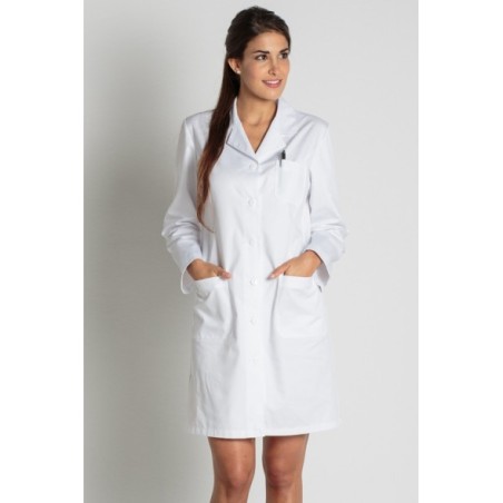 BATA BLANCA MUJER SANITARIA