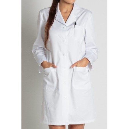 BATA BLANCA MUJER SANITARIA