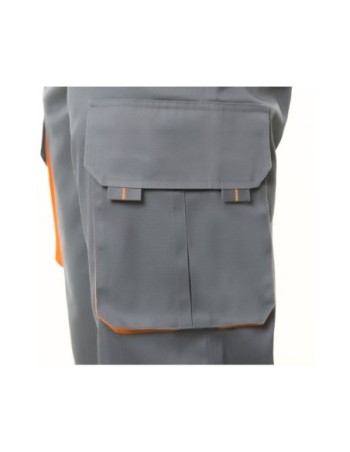 PANTALÓN LABORAL BICOLOR MULTIBOLSILLOS RIBETES 2