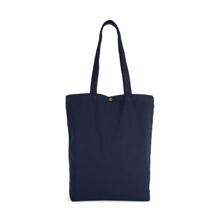 Washed cotton tote bag