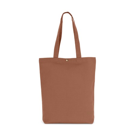 Washed cotton tote bag