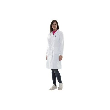BATA LABORATORIO BLANCA MUJER