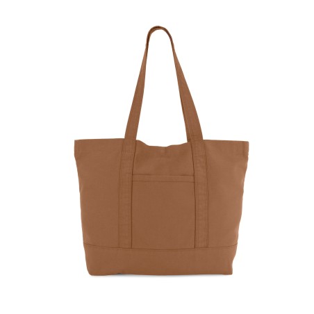 Bolsa shopper grande con bolsillo lateral