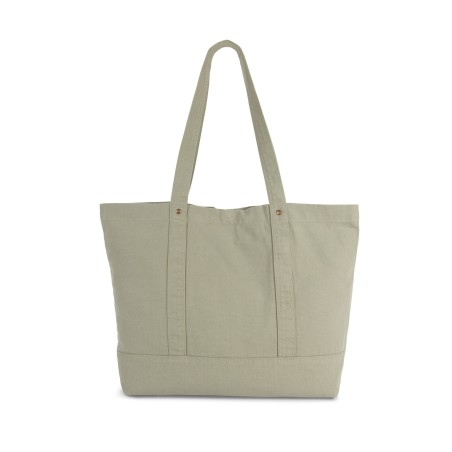 Bolsa shopper grande con bolsillo lateral