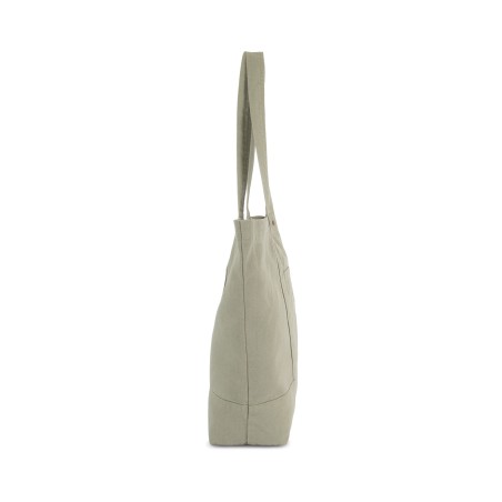 Bolsa shopper grande con bolsillo lateral