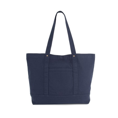 Bolsa shopper grande con bolsillo lateral