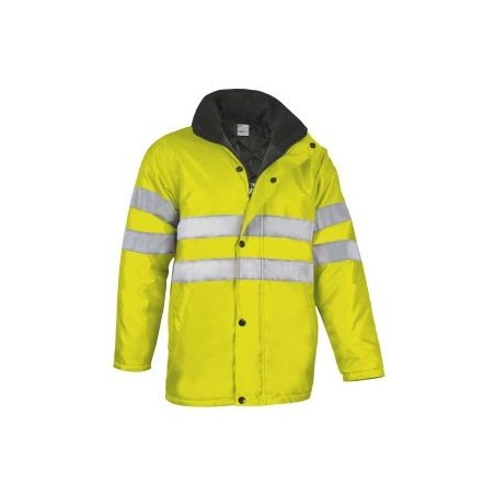 PARKA DE TRABAJO REFLECTANTE ALTA VISIBILIDAD